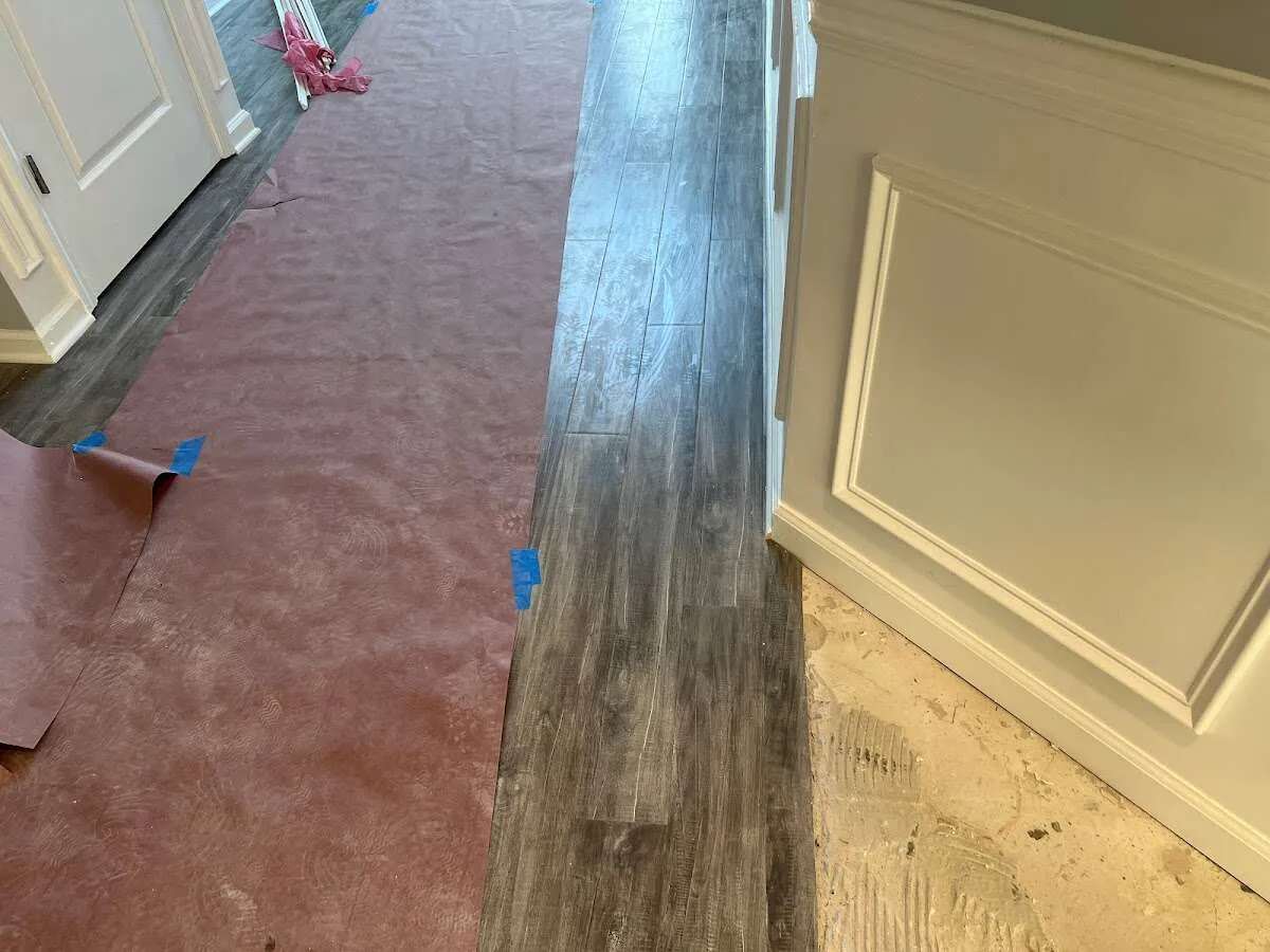 Completed marble shower restoration in Happy Valley